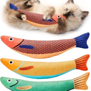 Vis met kattenkruid, kauwspeeltje